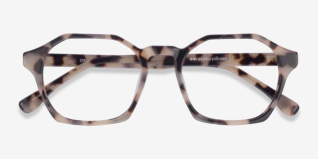 Orchid Ivory Tortoise AcetateEyeglass Frames from EyeBuyDirect, Closed View