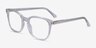 Tower Clear AcetateEyeglass Frames from EyeBuyDirect, Angle View