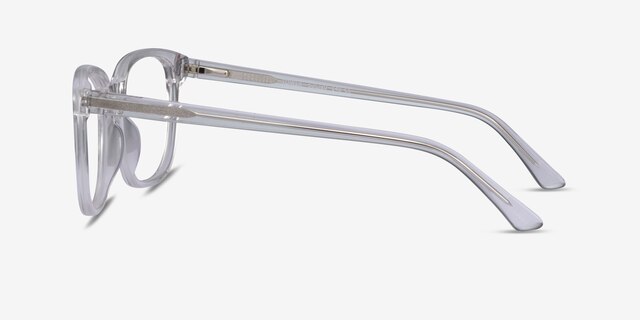 Tower Clear AcetateEyeglass Frames from EyeBuyDirect, Side View