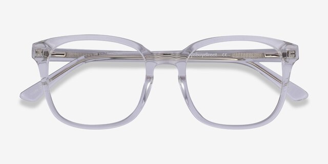 Tower Clear AcetateEyeglass Frames from EyeBuyDirect, Closed View