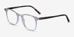 Sequence Translucent AcetateEyeglass Frames from EyeBuyDirect, Angle View