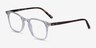 Sequence Translucent AcetateEyeglass Frames from EyeBuyDirect, Angle View