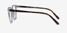 Sequence Translucent AcetateEyeglass Frames from EyeBuyDirect, Side View