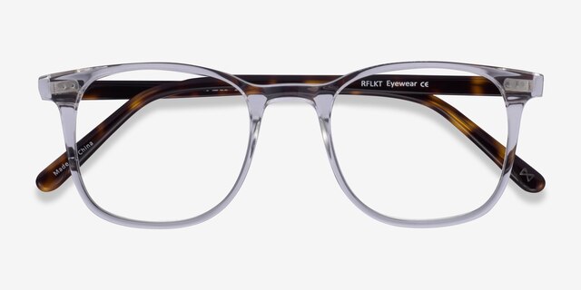 Sequence Translucent AcetateEyeglass Frames from EyeBuyDirect, Closed View