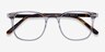 Sequence Translucent AcetateEyeglass Frames from EyeBuyDirect, Closed View