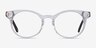 Concept Clear Tortoise AcetateEyeglass Frames from EyeBuyDirect, Front View
