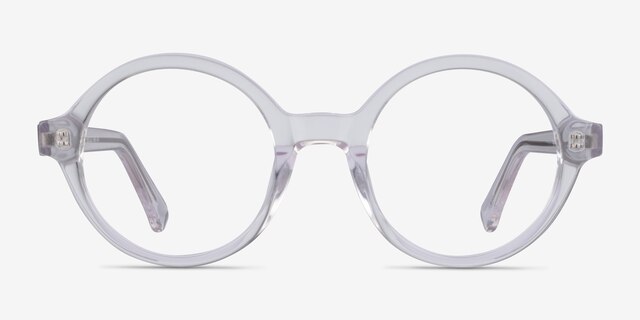 Groove Clear AcetateEyeglass Frames from EyeBuyDirect, Front View