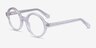 Groove Clear AcetateEyeglass Frames from EyeBuyDirect, Angle View