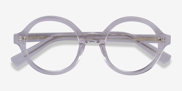 Groove Clear AcetateEyeglass Frames from EyeBuyDirect, Closed View