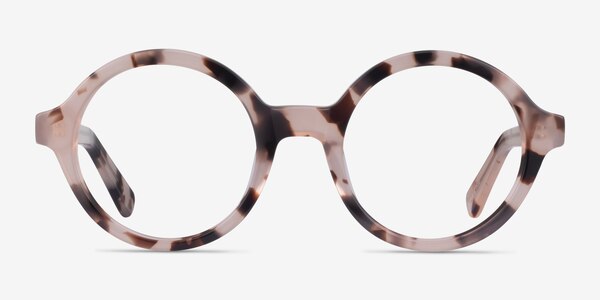 Groove Écaille ivoire Acétate Montures de lunettes de vue
