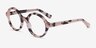 Groove Ivory Tortoise AcetateEyeglass Frames from EyeBuyDirect, Angle View