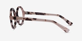 Groove Écaille ivoire Acétate Montures de lunettes de vue d'EyeBuyDirect, Vue de Côté
