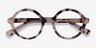 Groove Ivory Tortoise AcetateEyeglass Frames from EyeBuyDirect, Closed View