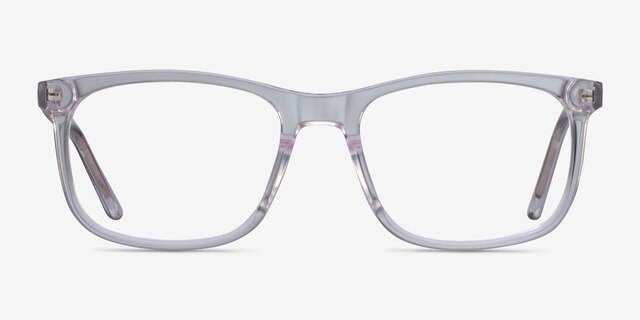 Ballast Clear AcetateEyeglass Frames from EyeBuyDirect, Front View