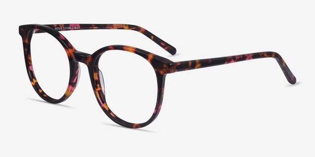 Noun Pink Tortoise AcetateEyeglass Frames from EyeBuyDirect, Angle View