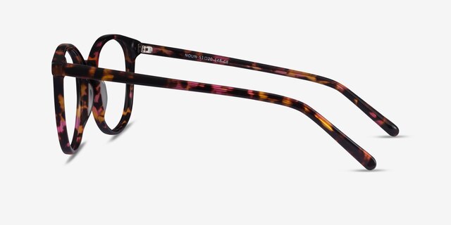 Noun Pink Tortoise AcetateEyeglass Frames from EyeBuyDirect, Side View