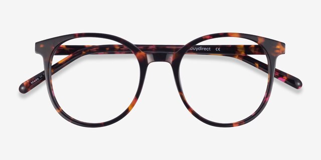 Noun Pink Tortoise AcetateEyeglass Frames from EyeBuyDirect, Closed View