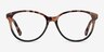 Hepburn Tortoise Green AcetateEyeglass Frames from EyeBuyDirect, Front View