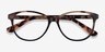 Hepburn Tortoise Green AcetateEyeglass Frames from EyeBuyDirect, Closed View