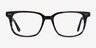 Pacific Striped Blue AcetateEyeglass Frames from EyeBuyDirect, Front View