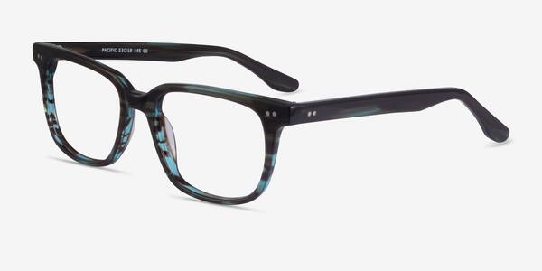 Striped Blue Pacific -  Acetate Eyeglasses