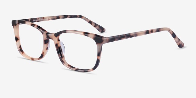 Botanist Ivory Tortoise AcetateEyeglass Frames from EyeBuyDirect, Angle View