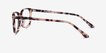 Botanist Ivory Tortoise AcetateEyeglass Frames from EyeBuyDirect, Side View