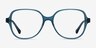 Precious Teal AcetateEyeglass Frames from EyeBuyDirect, Front View