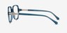 Precious Teal AcetateEyeglass Frames from EyeBuyDirect, Side View