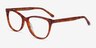Solitaire Tortoise AcetateEyeglass Frames from EyeBuyDirect, Angle View