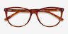 Solitaire Tortoise AcetateEyeglass Frames from EyeBuyDirect, Closed View