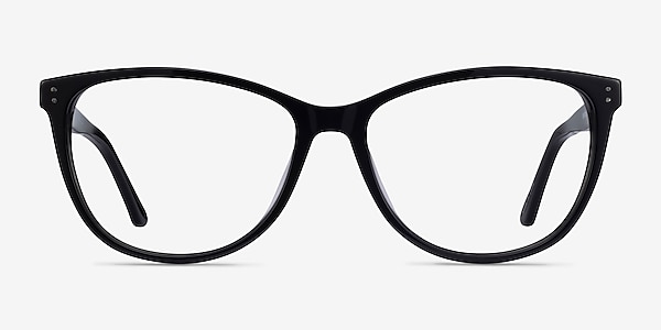 Solitaire Noir Acétate Montures de lunettes de vue