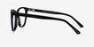 Solitaire Black AcetateEyeglass Frames from EyeBuyDirect, Side View