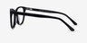 Solitaire Black AcetateEyeglass Frames from EyeBuyDirect, Side View