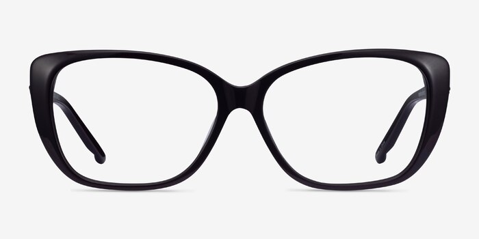 Elegance Black Acetate Eyeglass Frames from EyeBuyDirect