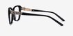 Elegance Black AcetateEyeglass Frames from EyeBuyDirect, Side View