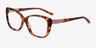 Elegance Tortoise AcetateEyeglass Frames from EyeBuyDirect, Angle View