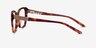 Elegance Tortoise AcetateEyeglass Frames from EyeBuyDirect, Side View