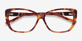 Elegance Écailles Acétate Montures de lunettes de vue d'EyeBuyDirect, Vue Rapprochée
