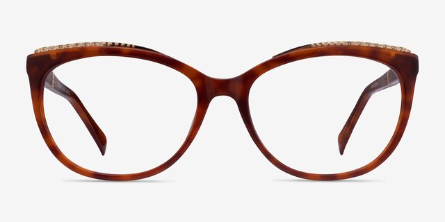 Brilliance Tortoise AcetateEyeglass Frames from EyeBuyDirect, Front View