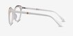 Brilliance White AcetateEyeglass Frames from EyeBuyDirect, Side View