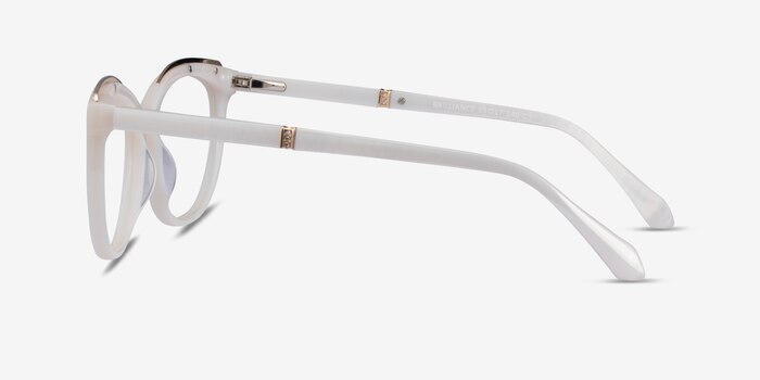 Brilliance Blanche Acétate Montures de lunettes de vue d'EyeBuyDirect
