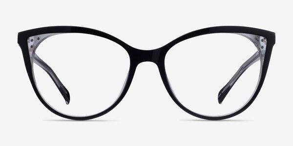 Bijou Black Acetate Eyeglass Frames