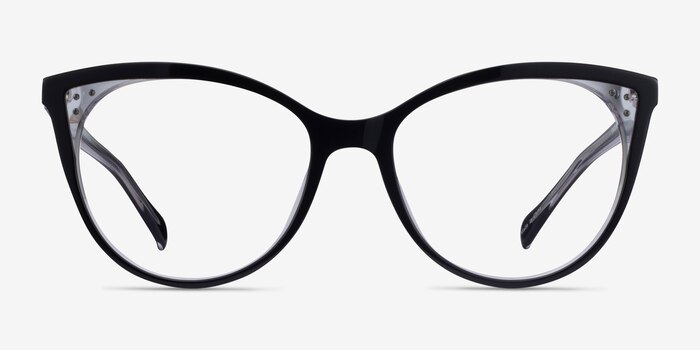 Bijou Noir Acétate Montures de lunettes de vue d'EyeBuyDirect