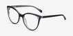 Bijou Black AcetateEyeglass Frames from EyeBuyDirect, Angle View