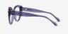 Diamond Clear Purple AcétateMontures de lunettes de vue d'EyeBuyDirect, Vue de Côté