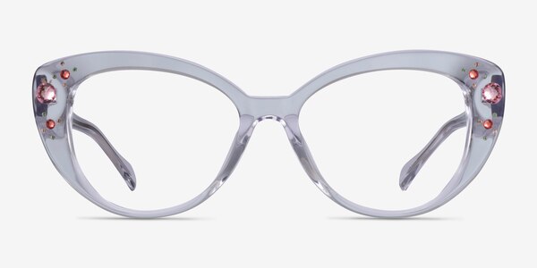 Diamond Clear Acetate Eyeglass Frames