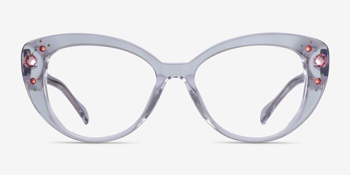 Diamond Clear Acetate Eyeglass Frames from EyeBuyDirect