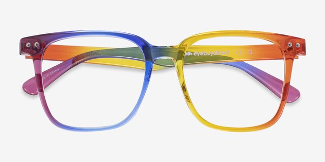 Freedom Rainbow PlasticEyeglass Frames from EyeBuyDirect, Closed View