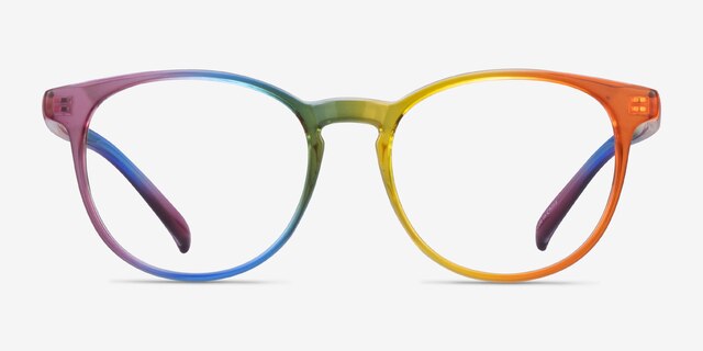 Rainbow Rainbow PlasticEyeglass Frames from EyeBuyDirect, Front View